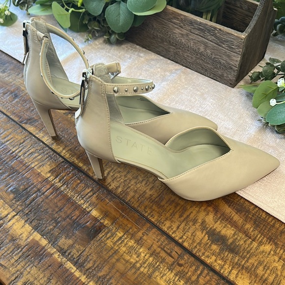 1. State Studded Ankle Strap Heels - Picture 4 of 9